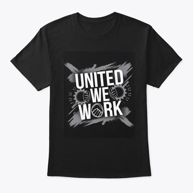 United We Work - Bold Typography Design