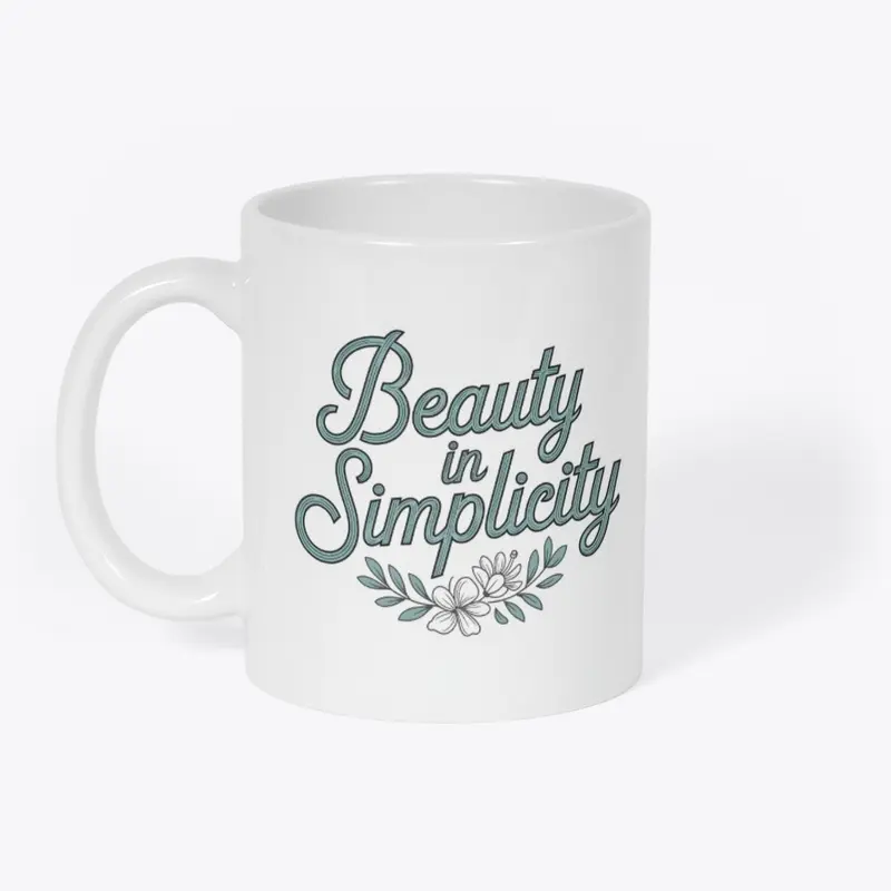 Beauty in Simplicity Typography Design