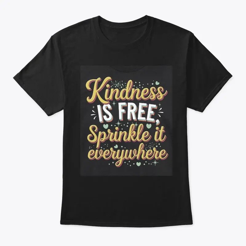 Kindness Sprinkle – Black T-Shirt