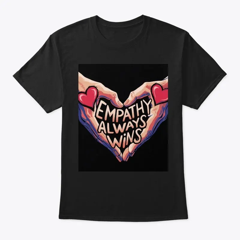 Empathy Always Wins – Artistic T-Shirt